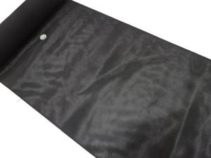 アンティーク　絽　喪服地　着尺反物